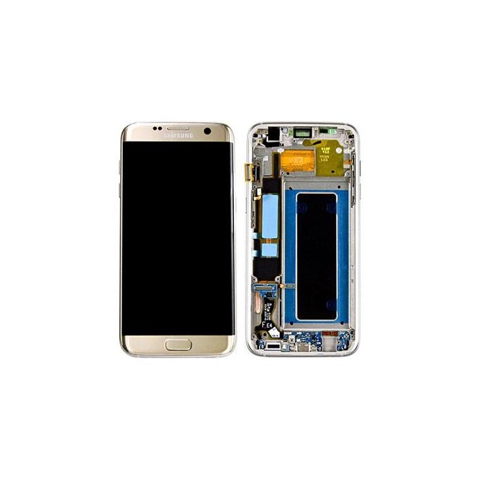 LCD + TOUCH PER GALAXY S7 EDGE ORIGINALE ORO GH97-18533C LCD + TOUCH PER GALAXY S7 EDGE ORIGINALE ORO GH97-18533C