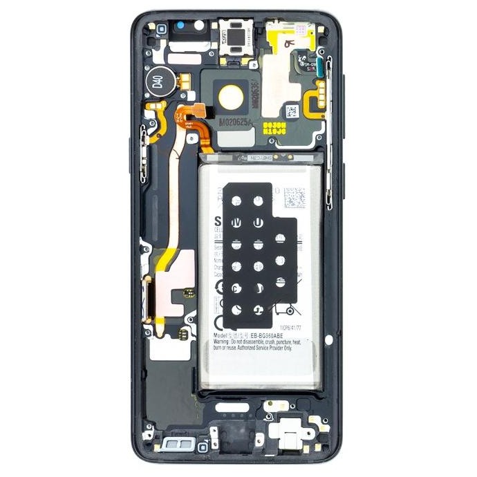 Lcd Samsung S9 Originale con Batteria sensori e acc Nero