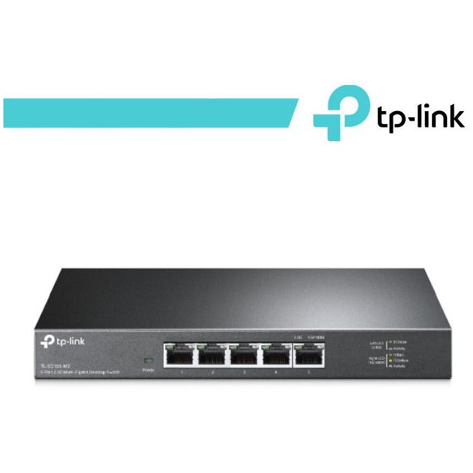 TP-Link Switch Desktop 5 Porte 2.5G - TL-SG105-M2 TP-Link Switch Desktop 5 Porte 2.5G - TL-SG105-M2