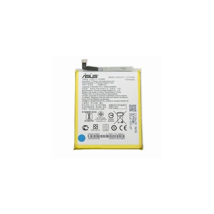 Batteria Originale Asus C11P1609 4020mA Zenfone 3 Max ZC553K