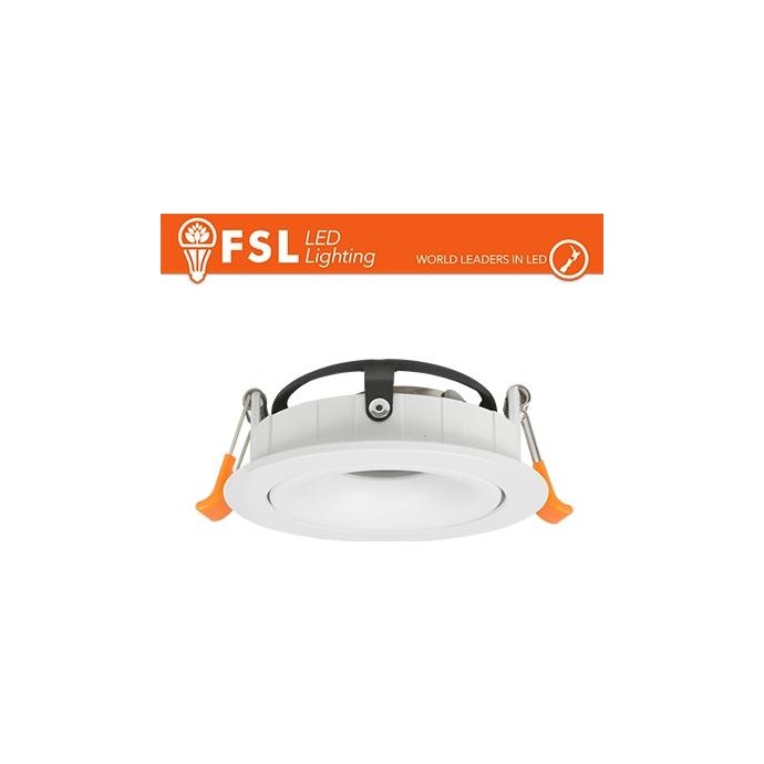 Ghiera orientabile 3D TONDA - Alluminio verniciato a polvere, foro 95mm BIANCA Ghiera orientabile 3D TONDA - Alluminio verniciato a polvere, foro 95mm BIANCA