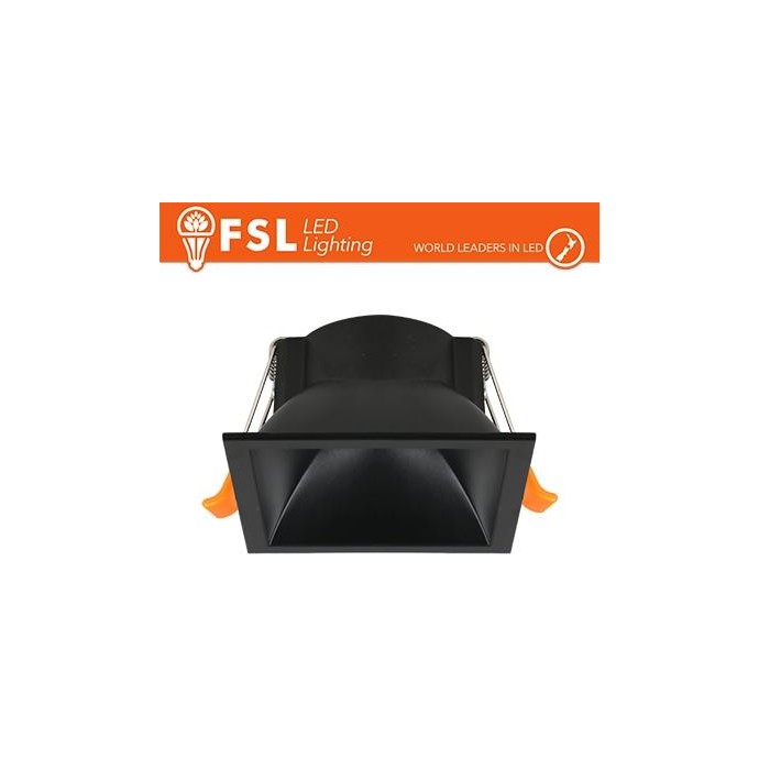 Ghiera fissa QUARDATA - Alluminio verniciato a polvere, foro 75*75mm NERO Ghiera fissa QUARDATA - Alluminio verniciato a polvere, foro 75*75mm NERO