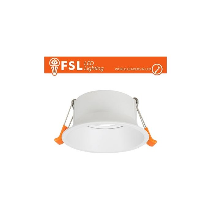 Ghiera orientabile TONDA - Alluminio verniciato a polvere, foro 83mm BIANCA Ghiera orientabile TONDA - Alluminio verniciato a polvere, foro 83mm BIANCA