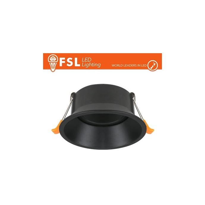 Ghiera orientabile TONDA - Alluminio verniciato a polvere, foro 83mm NERA Ghiera orientabile TONDA - Alluminio verniciato a polvere, foro 83mm NERA