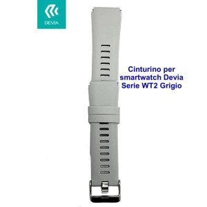 Cinturino per smartwatch Devia Serie WT2 Grigio