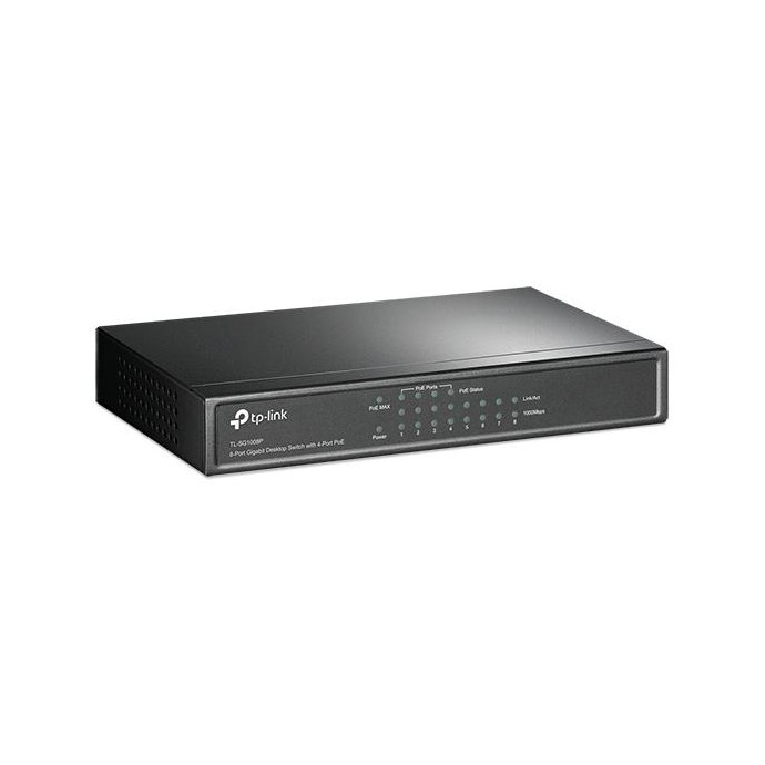 Desktop switch 8 porte gigabit 4 porte PoE 55W TL-SG1008P Desktop switch 8 porte gigabit 4 porte PoE 55W TL-SG1008P