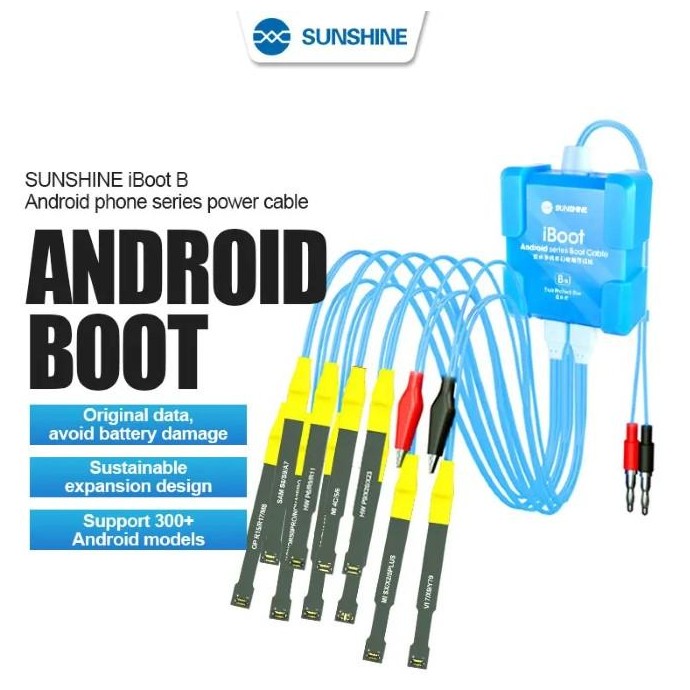Sunshine iBoot B cavo di alimentazione cc per avvio smartphones Android