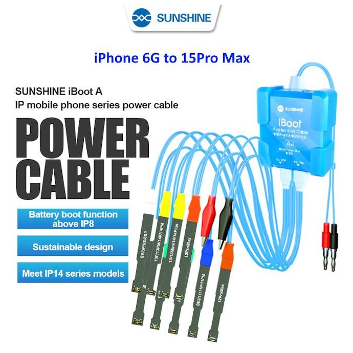 Sunshine iBoot A cavo di alimentazione per avvio iPhone da 6G a 15PM