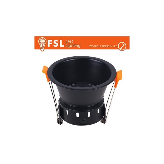 Ghiera fissa TONDA - Alluminio verniciato a polvere, foro 75mm BIANCA Ghiera fissa TONDA - Alluminio verniciato a polvere, foro 75mm BIANCA
