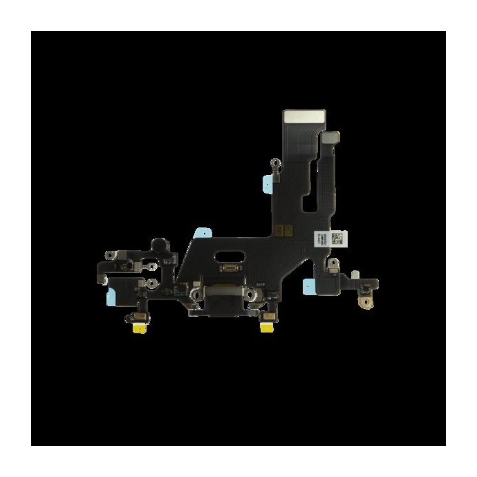 Connettore e cavo flex porta di ricarica iPhone 11 Nero Connettore e cavo flex porta di ricarica iPhone 11 Nero