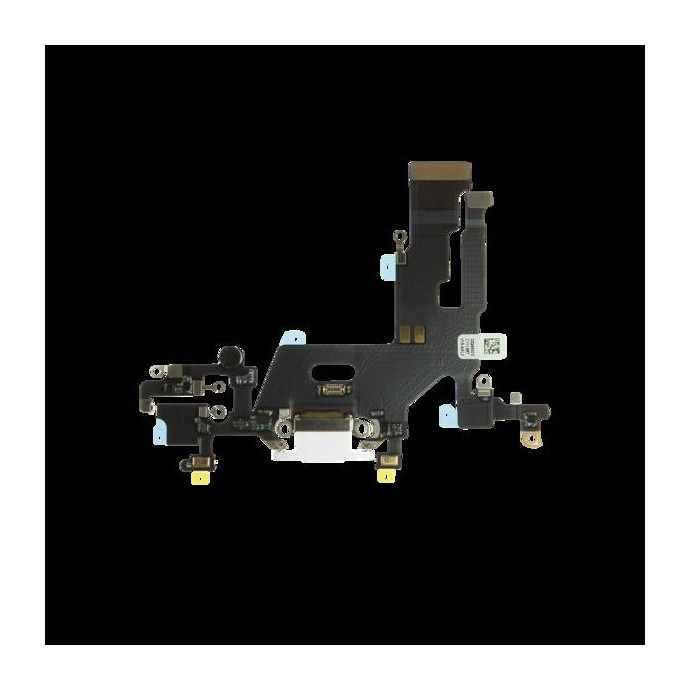 Connettore e cavo flex porta di ricarica iPhone 11 Bianco Connettore e cavo flex porta di ricarica iPhone 11 Bianco