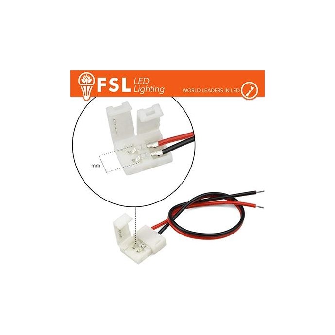 Connettore rapido END per strip 10mm LED monocolore Connettore rapido END per strip 10mm LED monocolore