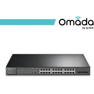 Omada Switch 24 Porte Gigabit PoE+ e 4 Slot SFP