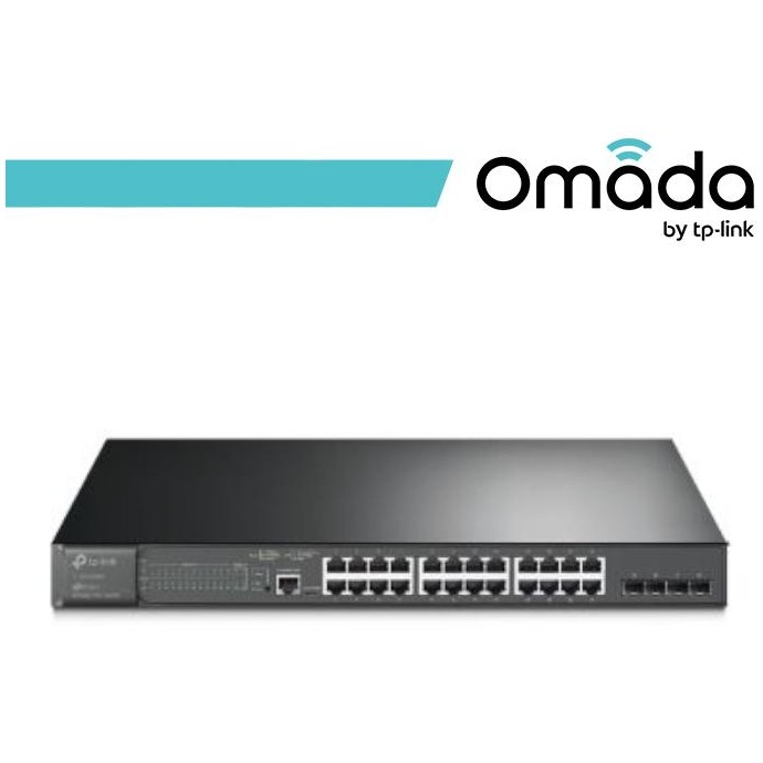 Omada Switch 24 Porte Gigabit PoE+ e 4 Slot SFP Omada Switch 24 Porte Gigabit PoE+ e 4 Slot SFP
