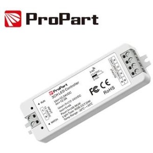 Ricevitore DIM + pulsante 12/24V DC, 3CH*4A, RF2.4G