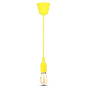 E27 Pendant Holder Yellow