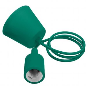 E27 Pendant Holder Green