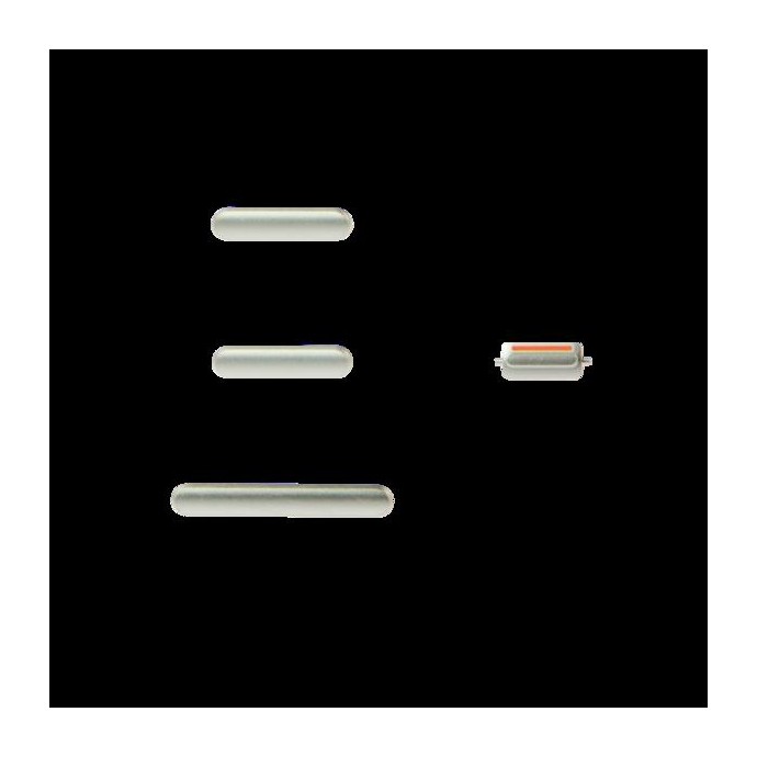 Pulsanti Volume+Mute+Power On/Off per iPhone 11 Bianchi Pulsanti Volume+Mute+Power On/Off per iPhone 11 Bianchi