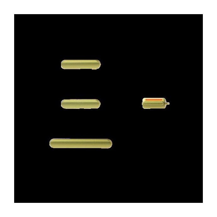 Pulsanti Volume+Mute+Power On/Off per iPhone 11 Gialli Pulsanti Volume+Mute+Power On/Off per iPhone 11 Gialli
