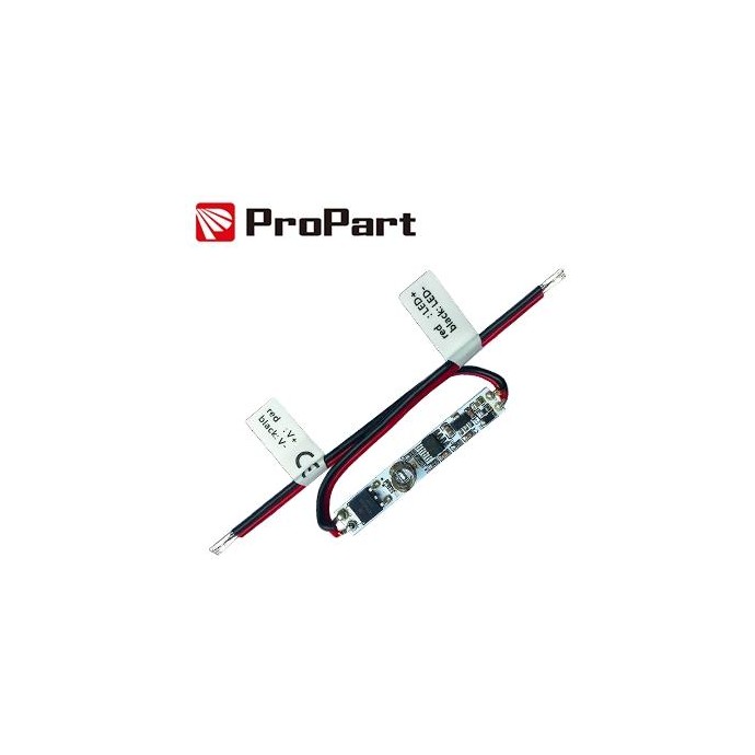Dimmer interruttore touch 1 canale - MAX 24V/76W Dimmer interruttore touch 1 canale - MAX 24V/76W
