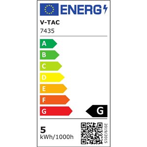 1W LED String Light 5m with 10 Bulbs EU RGBy