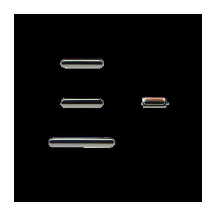 Pulsanti Volume+Mute+Power On/Off per iPhone 11 Pro Silver Pulsanti Volume+Mute+Power On/Off per iPhone 11 Pro Silver