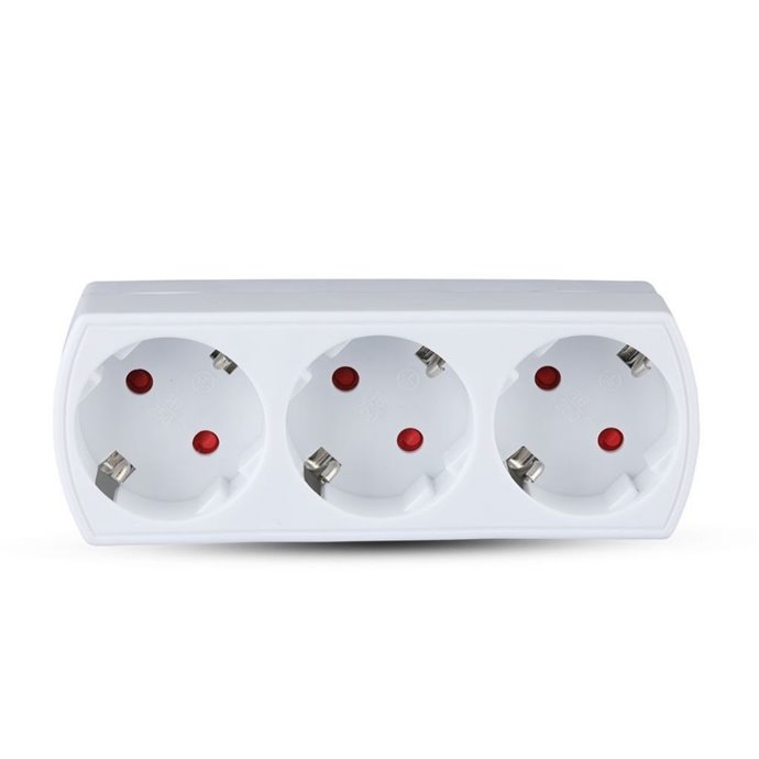 3 Outlet Power Adapter With Earth Contact 16A 250V ( Label + Polybag With Headcard ) 3 Outlet Power Adapter With Earth Contact 16A 250V ( Label + Polybag With Headcard )