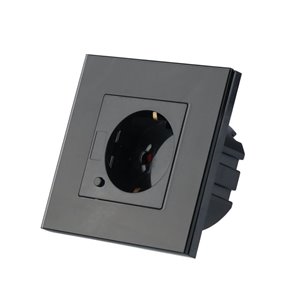 EU WiFi Wall Socket Black