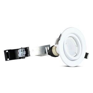 LED Spotlight 5W GU10 with Fitting White Body 6400K 3Pcs/Pack
