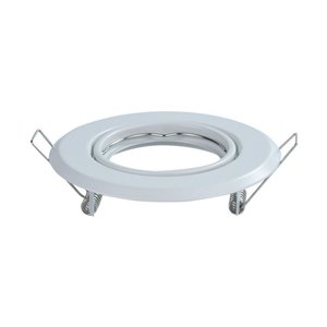 GU10 Round Spotlight Fitting White 2 Pcs/Box D:93