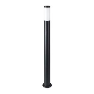 E27 Bollard Lamp 80cm with Sensor Stainless Steel Body Black IP44