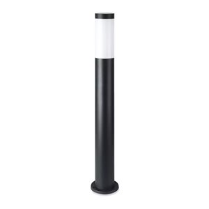 E27 Bollard Lamp 80cm with Stainless Steel Body Black IP44