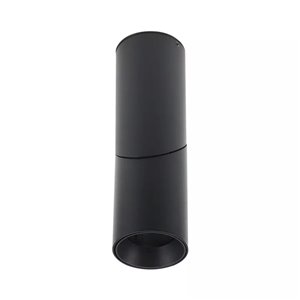 GU10 Surface Monted Fitting Black 197mm