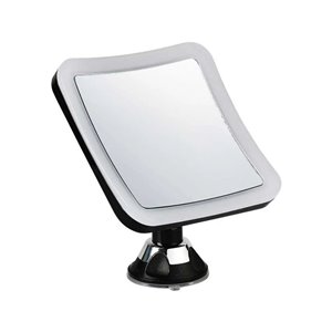 3.2W LED Mirror Light 3Xaaa Battery Black Body 6400K