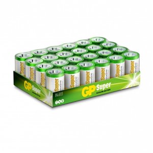 Batteria Super Alcalina 1,5V Torcia D / 13A / LR20 (Confezione 24 Pezzi)