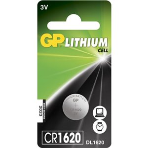 Batteria al Litio a Bottone 3V CR1620 (Blister 1 Pezzo)