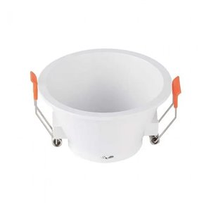 GU10 Fitting Round White
