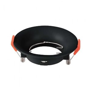 GU10 Fitting Round Black