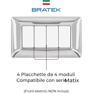 PLACCA 4 POSTI