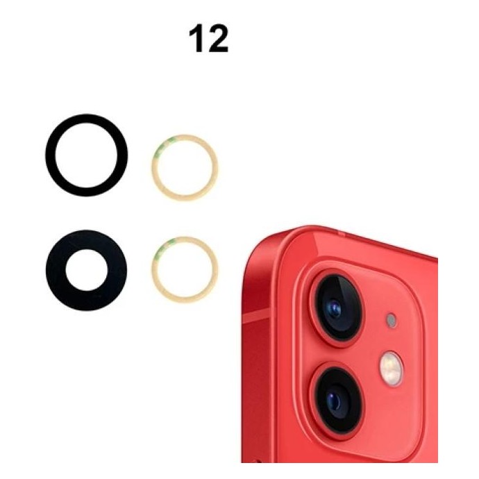 Lenti Fotocamera posteriore per iPhone 12 & 12 Mini Lenti Fotocamera posteriore per iPhone 12 & 12 Mini