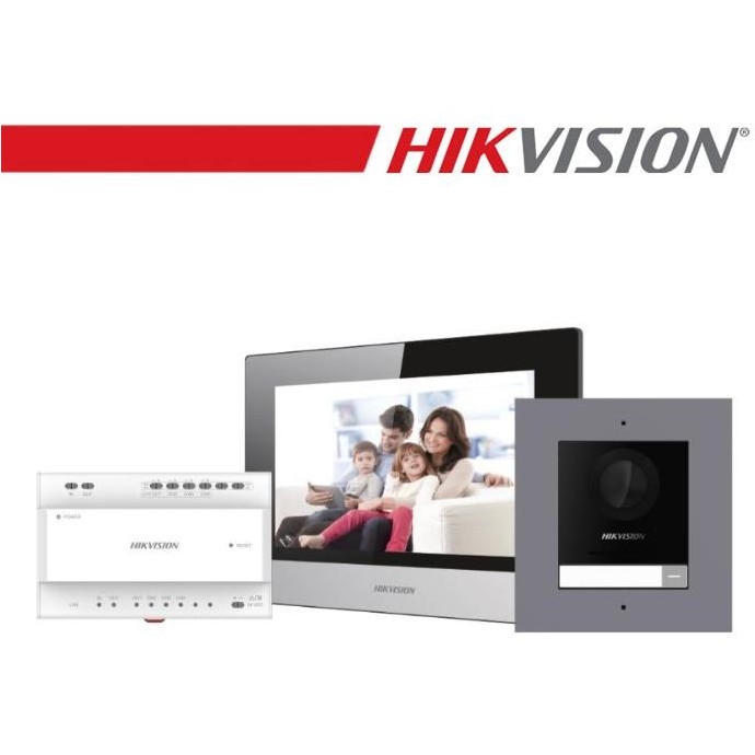Hikvision Kit a 2 fili per villa - DS-KIS702Y Hikvision Kit a 2 fili per villa - DS-KIS702Y