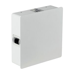 4W LED Wall Light White Body Square 3000K IP65