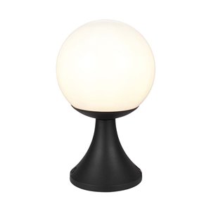 Stand Lamp 1*E27 Matt Black Opal Plastic C Ball