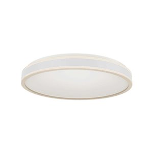 18W LED Designer Light Round White Finish 4000K Dimmable