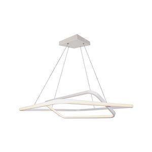 48W LED Designer Metal Hanging Light 600*600*1200MM White 3000K Dimmable