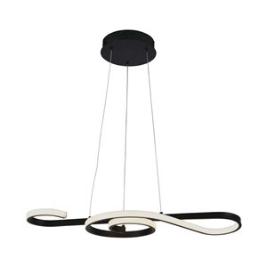 18W LED Hanging Decorative Lamp 700*250 Black Body 3000K
