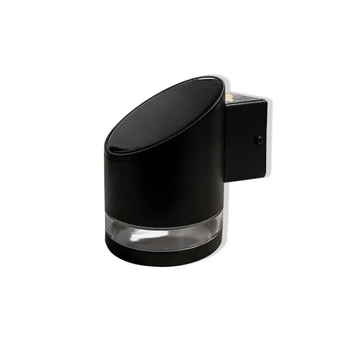 1W LED Solar Wall Lamp SMD BLack Body IP44 3000K 1W LED Solar Wall Lamp SMD BLack Body IP44 3000K