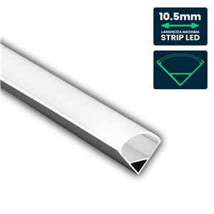 Led Strip Mounting Kit With Diffuser Aluminum 2000* 15.8*15.8MM Milky