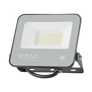 30W LED Floodlight Black Body 6400K Super Bright 185LM/W