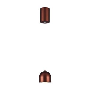 8.5W LED Hanging Lamp Œ¶100 Adjustable Wire Touch On/Of Brown Body 3000K